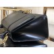 WOMEN'S HOURGLASS SMALL TOP HANDLE BAG Leather Black High