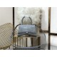 WOMEN'S HOURGLASS SMALL TOP HANDLE BAG Crocodile Grey High