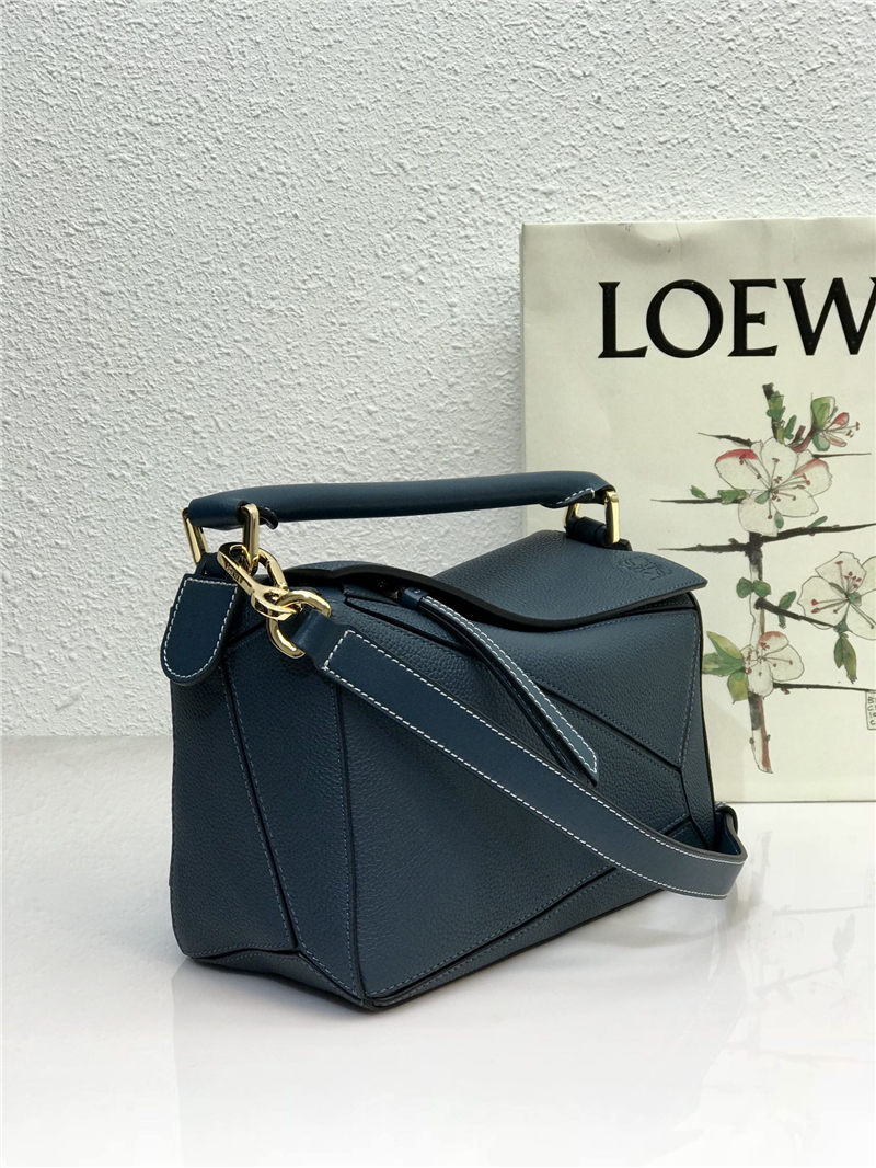 Small Puzzle bag in soft grained calfskin High