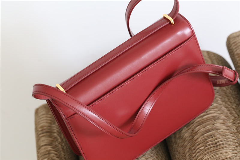 Goya bag in silk calfskin Wine High