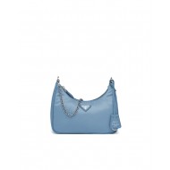 Prada Re-Edition 2005 nylon shoulder bag Sky Blue High