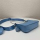 Prada Re-Edition 2005 nylon shoulder bag Sky Blue High