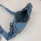 Prada Re-Edition 2005 nylon shoulder bag Sky Blue High