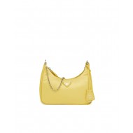 Prada Re-Edition 2005 nylon shoulder bag Lemon High