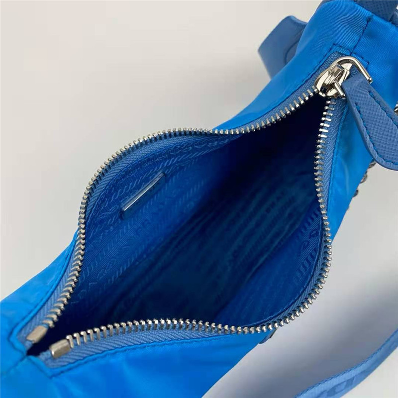 Prada Re-Edition 2005 nylon shoulder bag Bright Blue High