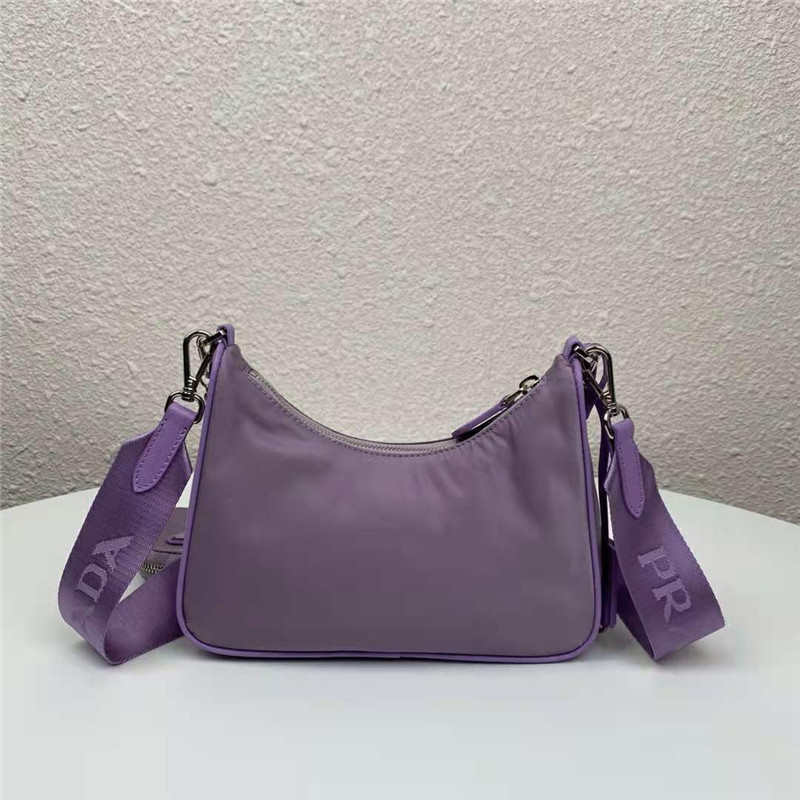 Prada Re-Edition 2005 nylon shoulder bag Purple High