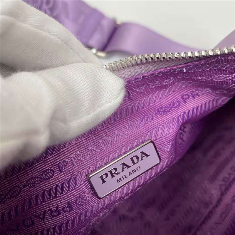 Prada Re-Edition 2005 nylon shoulder bag Purple High