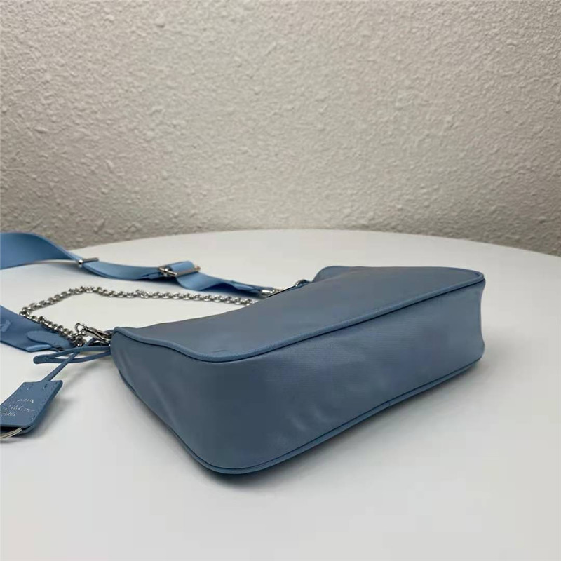 Prada Re-Edition 2005 nylon shoulder bag Denim Blue High