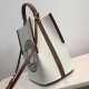 Small Logo Graphic Cotton Canvas Peggy Bucket Bag High