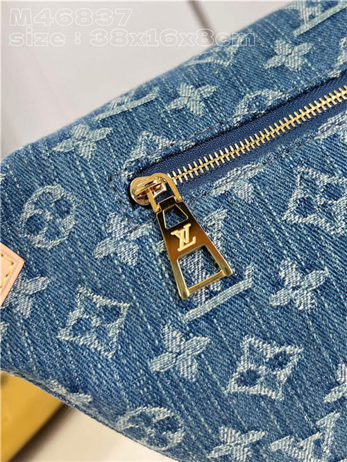 Louis Vuitton High Rise Bumbag Monogram Denim M46837 High