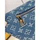 Louis Vuitton High Rise Bumbag Monogram Denim M46837 High