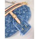 Louis Vuitton High Rise Bumbag Monogram Denim M46837 High