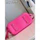 Louis Vuitton Alma BB Bag Calfskin Monogram Embroidrey M22878 Fuchsia High