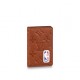 Louis Vuitton LVXNBA POCKET ORGANIZER Ball Grain leather Brown M80545 High