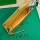 BV Long Clutch Andiamo With Handle Gold High