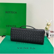 BV Long Clutch Andiamo With Handle Black High