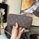 Louis Vuitton CLÉMENCE WALLET Monogram Orange-Red-Lining M60742 High