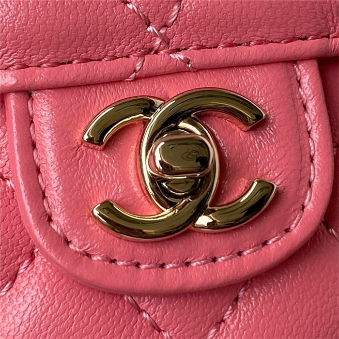 Chanel Mini HEART BAG Lambskin & Gold-Tone Metal AS3189 A