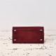 The Row Soft Margaux 12 Bag in Suede Burgundy High