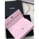 Chanel WALLET ON CHAIN AP2804 Grained Shiny Calfskin & Gold-Tone Metal Pink A