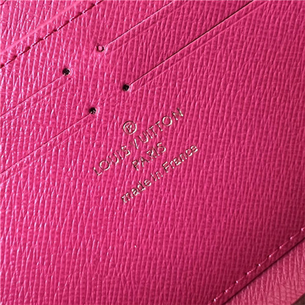 Louis Vuitton CLÉMENCE WALLET Monogram Fuchsia-Lining M60742 High