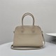 The Row Soft Margaux 12 Bag in Grained Leather Chai High