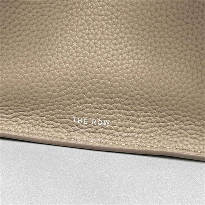 The Row Soft Margaux 12 Bag in Grained Leather Chai High