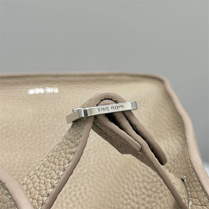 The Row Soft Margaux 12 Bag in Grained Leather Chai High