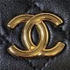 Chanel CLUTCH WITH CHAIN AP3378 Shiny Aged Calfskin & Gold-Tone Metal Black High