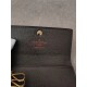 Louis Vuitton 6 KEY HOLDER Damier Ebene Brown N62630 High