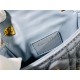 MICRO Dior CARO BAG Supple Cannage Calfskin Blue Mid