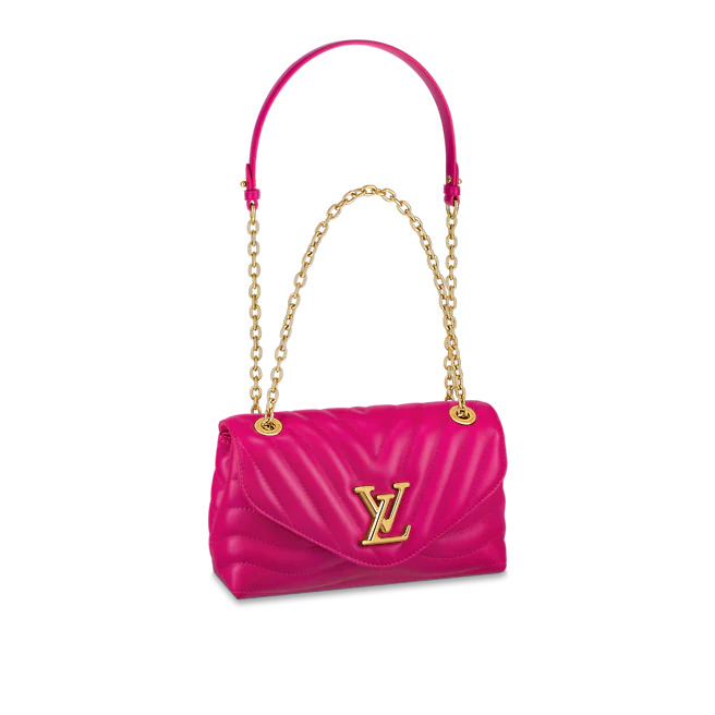 Louis Vuitton LV NEW WAVE CHAIN BAG Smooth cowhide leather M58553 Agathe Rose High