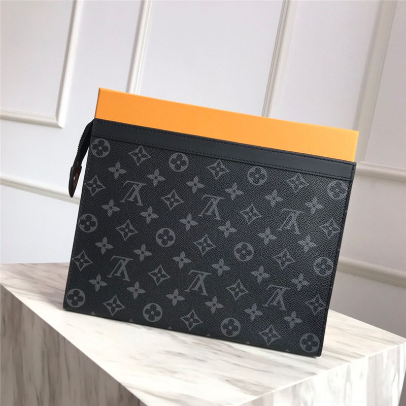 Louis Vuitton POCHETTE VOYAGE MM Monogram Eclipse M61692 High