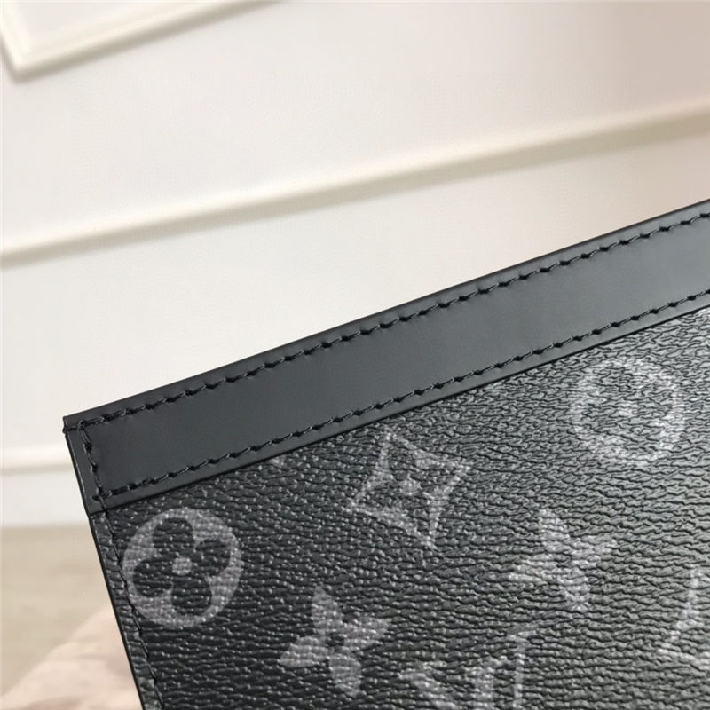 Louis Vuitton POCHETTE VOYAGE MM Monogram Eclipse M61692 High