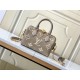 Louis Vuitton SPEEDY BANDOULIÈRE 20 Embossed grained cowhide leather M46575 High