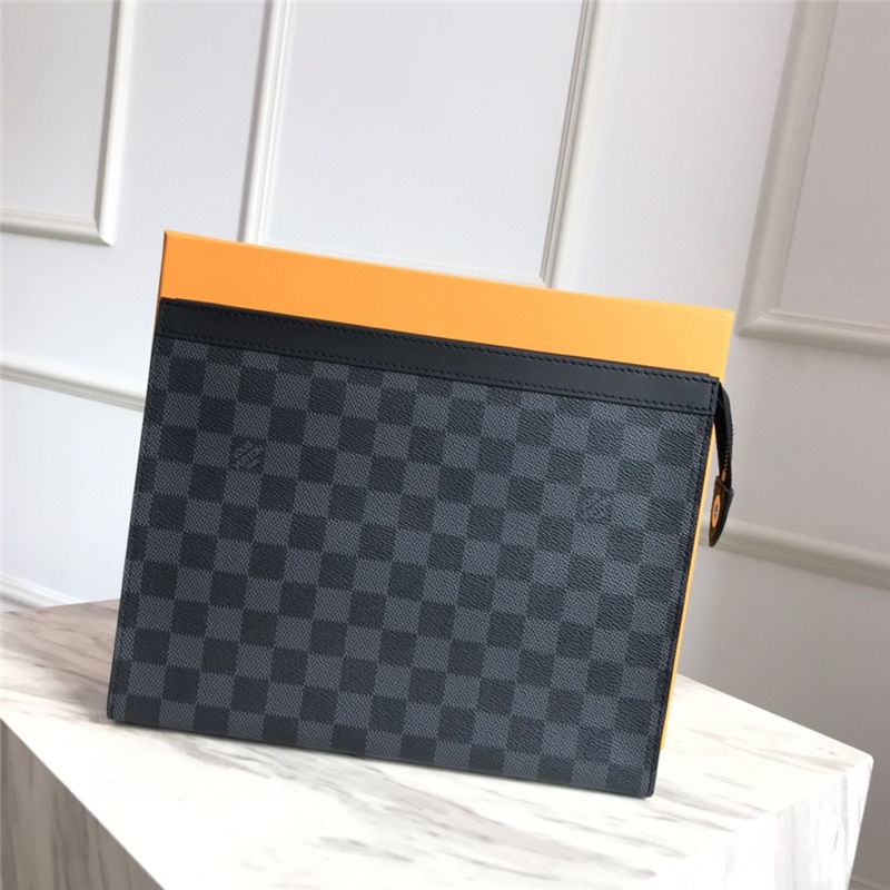 Louis Vuitton POCHETTE VOYAGE MM Damier Graphite N41696 High