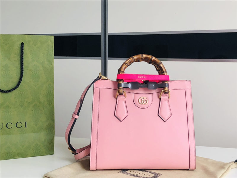 Gucci Diana small tote bag 660195 Pink High