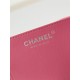 Chanel 22 MINI HANDBAG Patent Gradient Calfskin & Lacquered Metal Light Pink AS3980 High