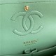 Medium CLASSIC HANDBAG Lambskin Lt-Green Gold Metal A