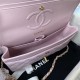 Medium CLASSIC HANDBAG Lambskin Pink Gold Metal A