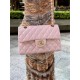 Small CLASSIC HANDBAG Lambskin Gold Metal Pink A