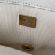 Chanel Small Flap Bag with Handle Lambskin & Gold-Tone Metal AS3451 White A