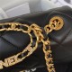 Chanel Small Flap Bag with Handle Lambskin & Gold-Tone Metal AS3451 Black A