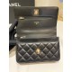 Chanel WALLET ON CHAIN AP3796 Rhinestone Lambskin & Gold-Tone Metal Black A