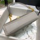 Chanel FLAP BAG Grained Calfskin & Gold-Tone Metal AS2764 Gray High