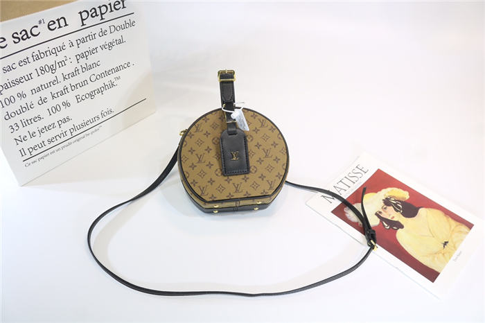 Louis Vuitton Petite Boite Chapeau Monogram Reverse M43510