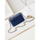 Chanel Vanity with Chain AP3940 Lambskin Blue High