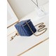 Chanel Vanity with Chain AP3940 Lambskin Blue High