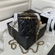 Chanel Vanity with Chain AP2303 Lambskin Gold Metal Black High