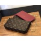 Louis Vuitton Felicie Pochette Chain Wallet Monogram Canvas M61276 Mid